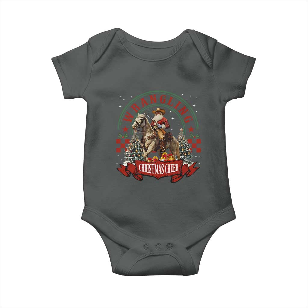 Western Christmas Baby Onesie Howdy Country Christmas Horse Xmas Cheer - African Pride