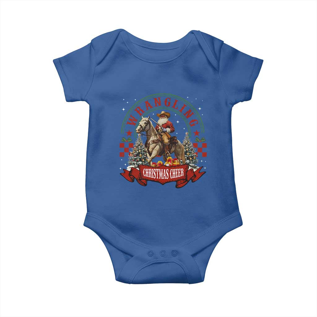 Western Christmas Baby Onesie Howdy Country Christmas Horse Xmas Cheer - African Pride