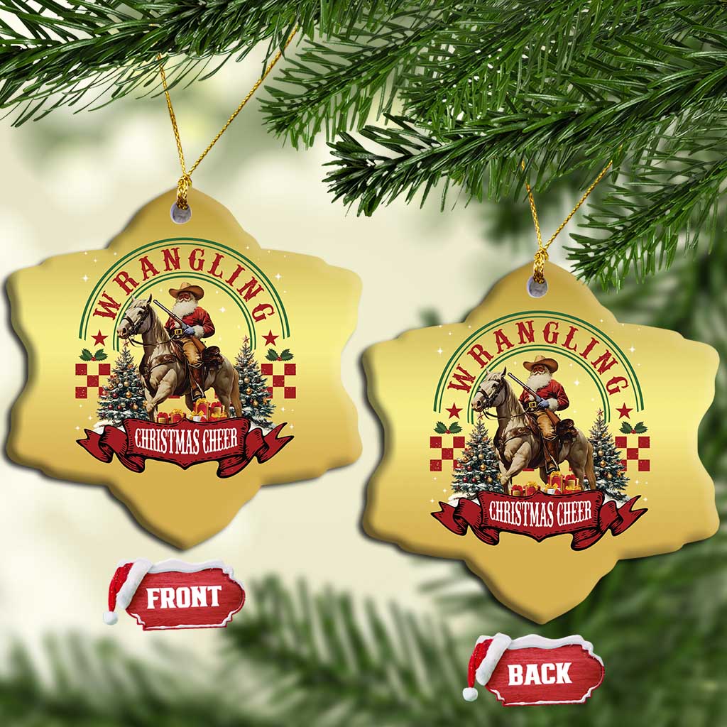 Western Christmas Christmas Ornament Howdy Country Christmas Horse Xmas Cheer - African Pride
