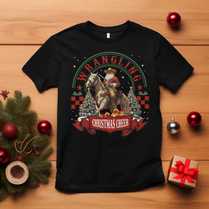 Western Christmas T Shirt Howdy Country Christmas Horse Xmas Cheer - African Pride