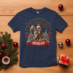 Western Christmas T Shirt Howdy Country Christmas Horse Xmas Cheer - African Pride