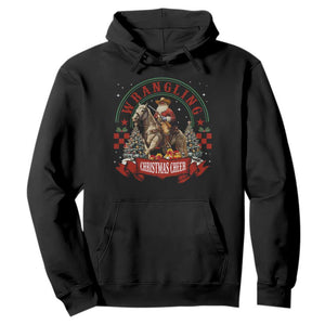 Western Christmas Hoodie Howdy Country Christmas Horse Xmas Cheer - African Pride