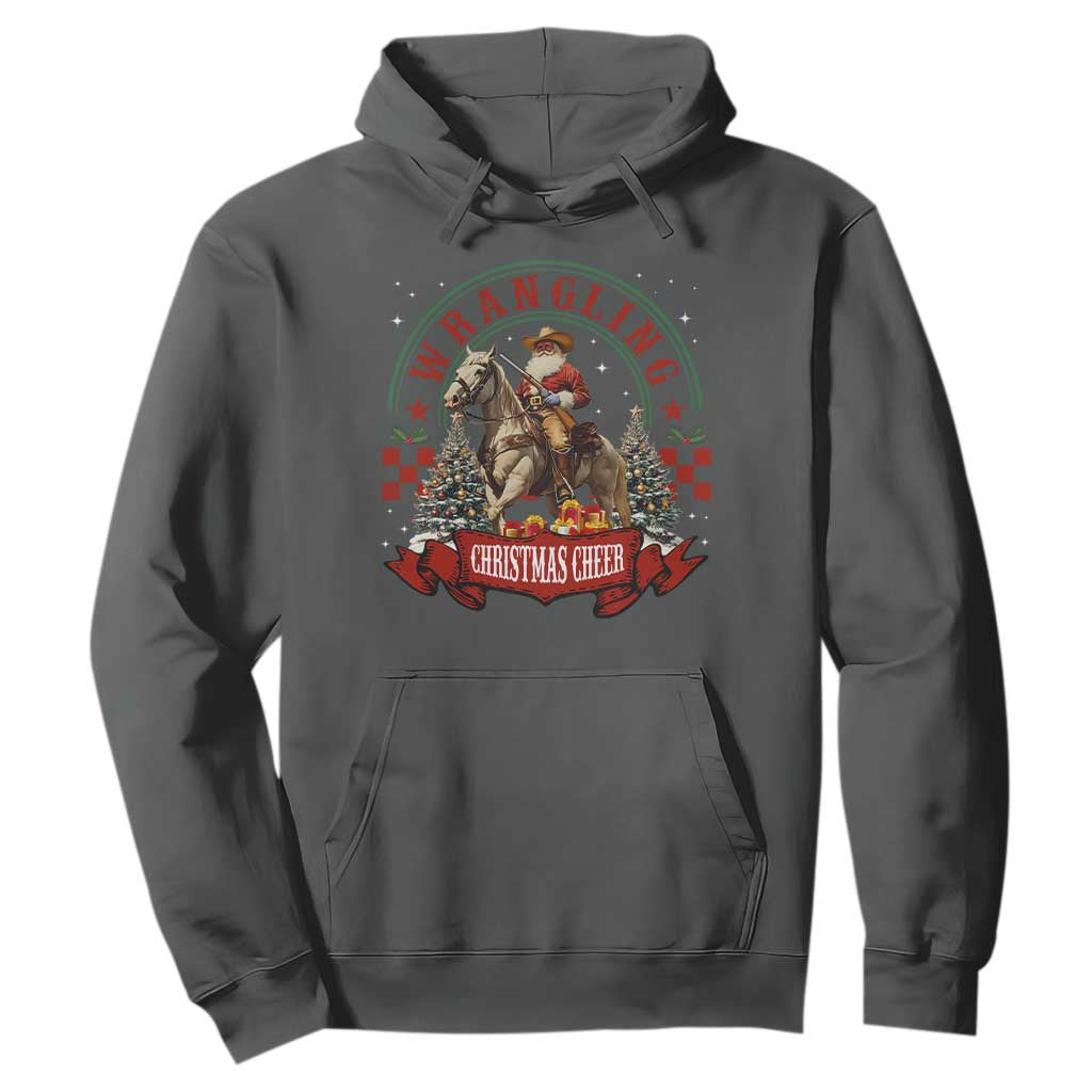 Western Christmas Hoodie Howdy Country Christmas Horse Xmas Cheer - African Pride