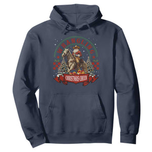Western Christmas Hoodie Howdy Country Christmas Horse Xmas Cheer - African Pride