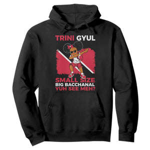 Trini Gyul Hoodie Funny Trinidadian Girl Afro Island Girls Caribbean - African Pride