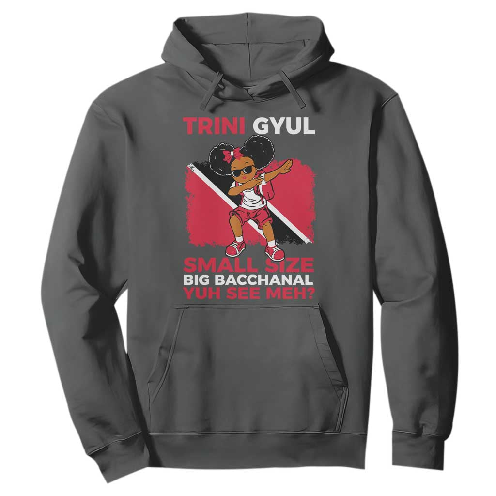 Trini Gyul Hoodie Funny Trinidadian Girl Afro Island Girls Caribbean - African Pride