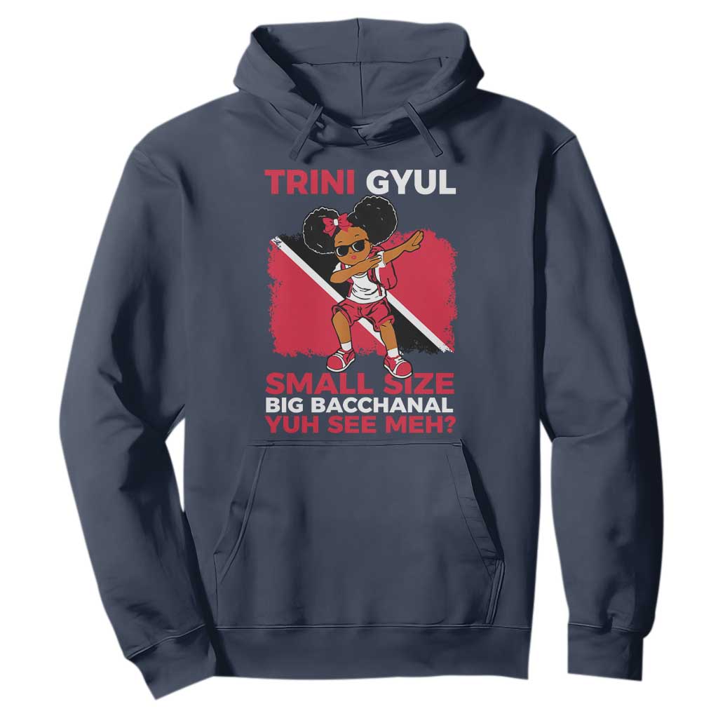 Trini Gyul Hoodie Funny Trinidadian Girl Afro Island Girls Caribbean - African Pride