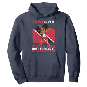 Trini Gyul Hoodie Funny Trinidadian Girl Afro Island Girls Caribbean - African Pride