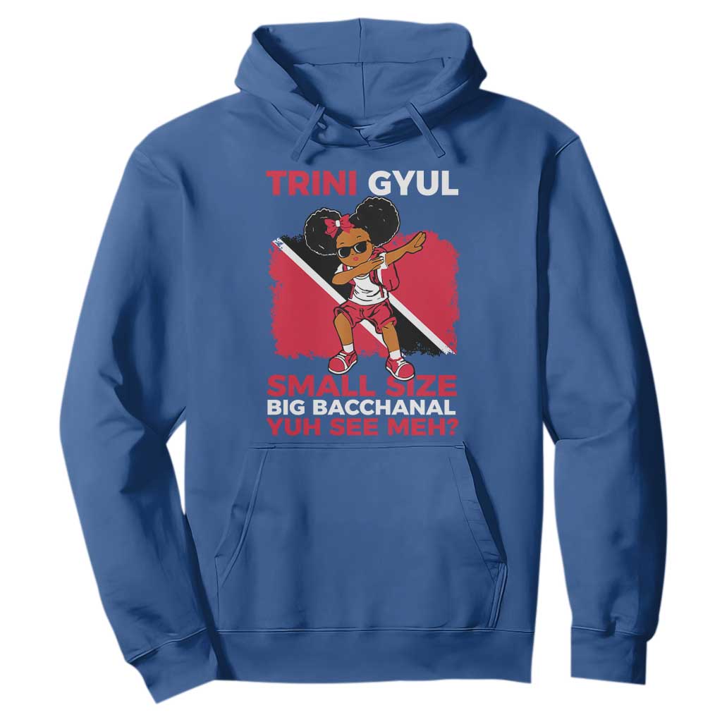 Trini Gyul Hoodie Funny Trinidadian Girl Afro Island Girls Caribbean - African Pride