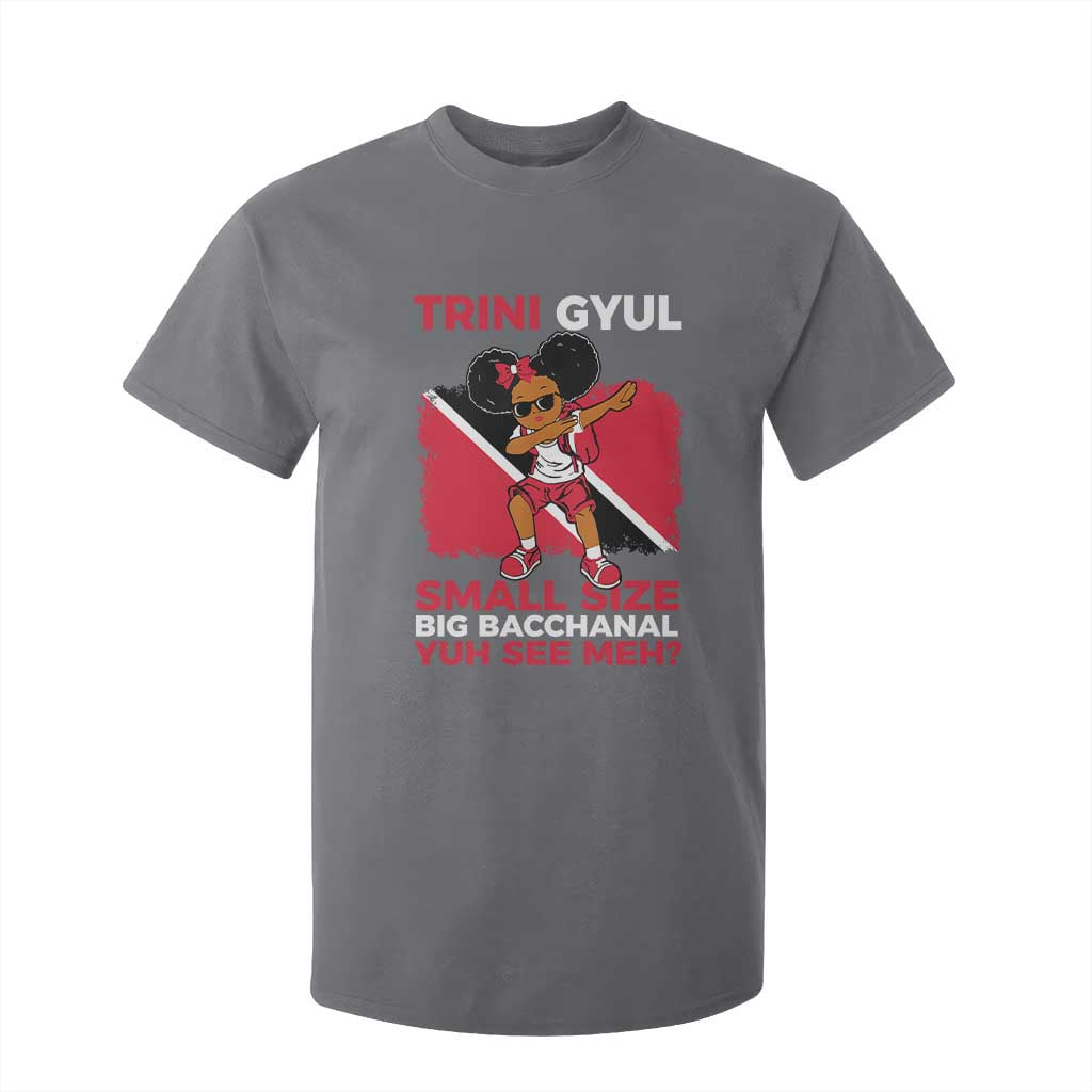 Trini Gyul T Shirt For Kid Funny Trinidadian Girl Afro Island Girls Caribbean - African Pride