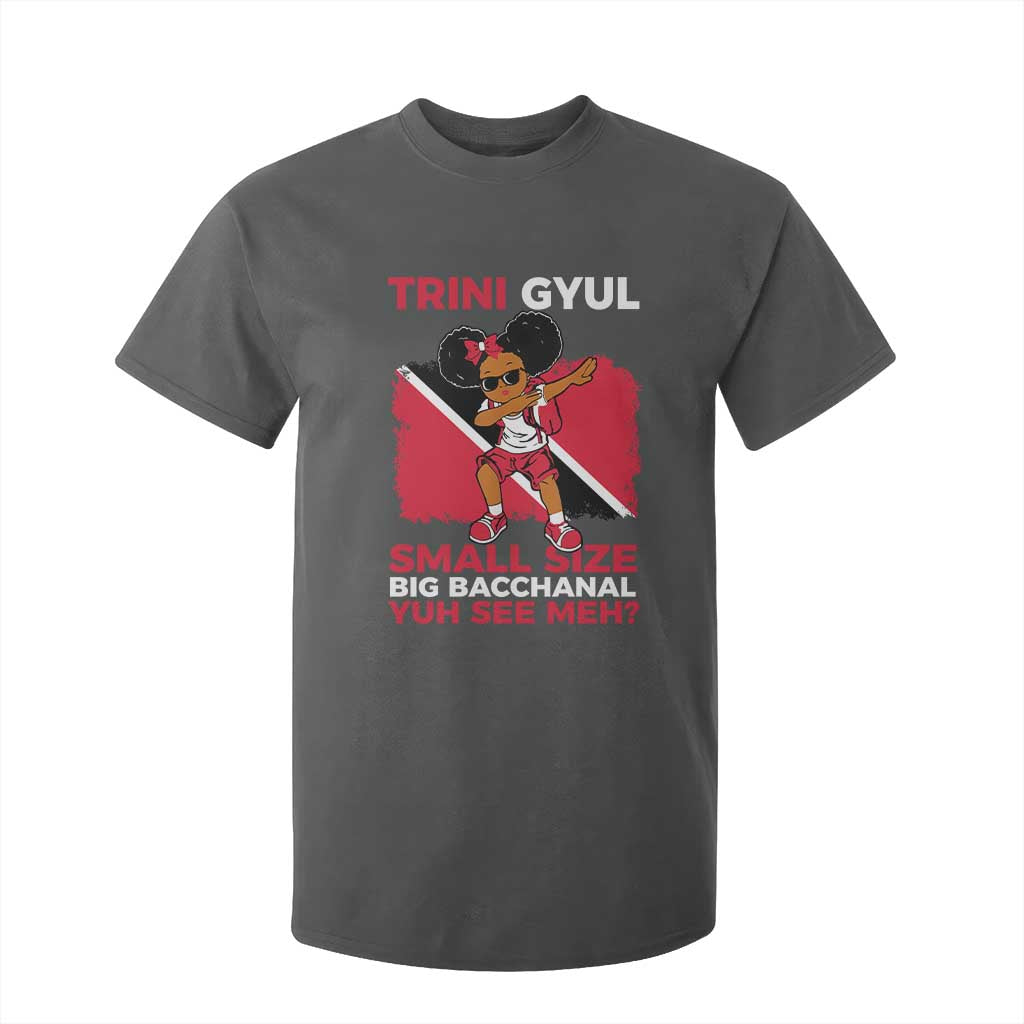 Trini Gyul T Shirt For Kid Funny Trinidadian Girl Afro Island Girls Caribbean - African Pride