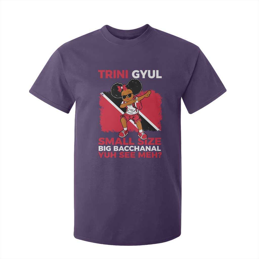 Trini Gyul T Shirt For Kid Funny Trinidadian Girl Afro Island Girls Caribbean - African Pride