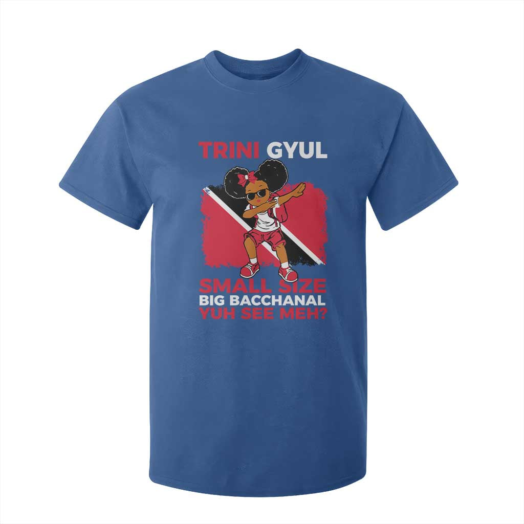 Trini Gyul T Shirt For Kid Funny Trinidadian Girl Afro Island Girls Caribbean - African Pride