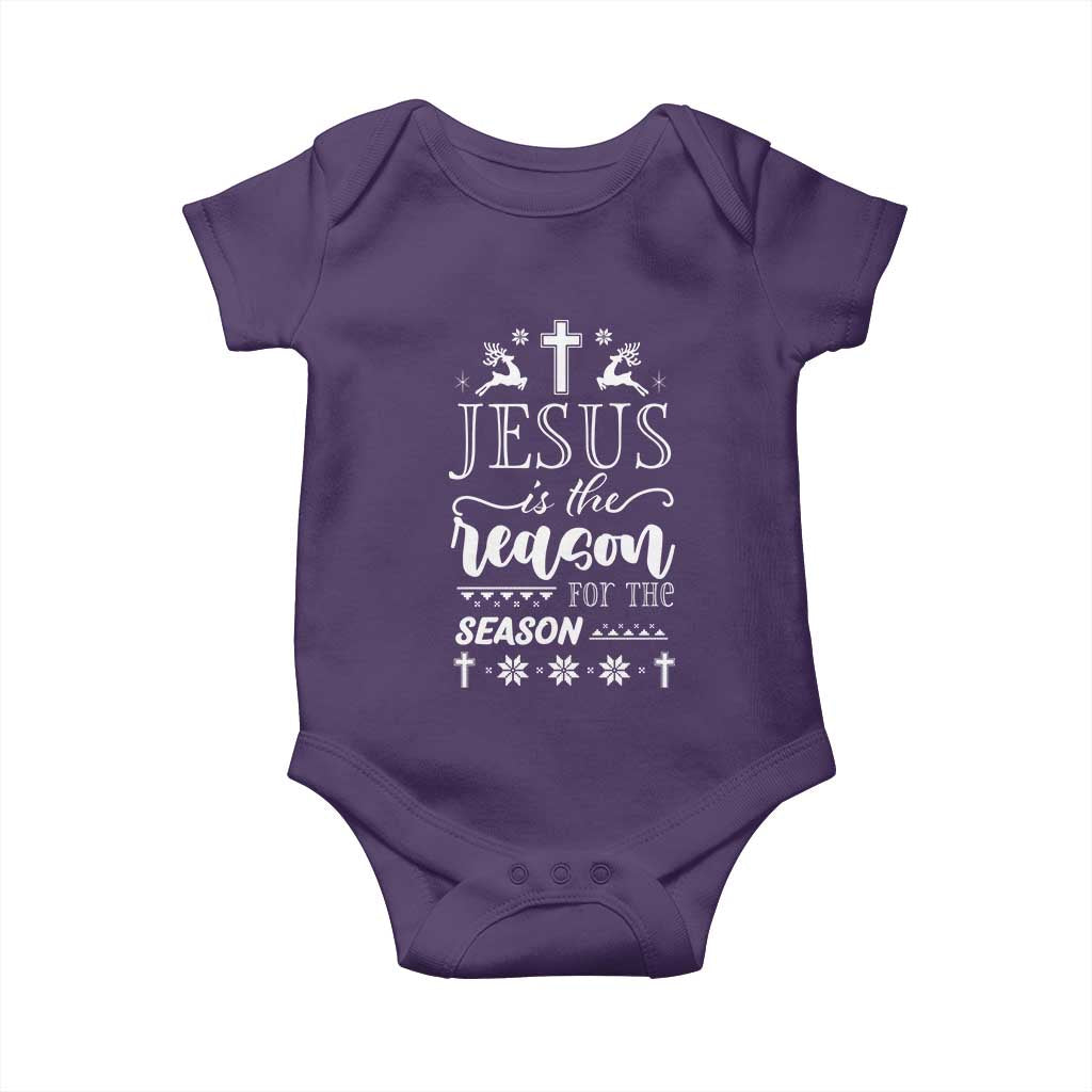 Christian Christmas Baby Onesie Jesus Is The Reason For The Season Xmas Faith - African Pride