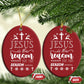 Christian Christmas Christmas Ornament Jesus Is The Reason For The Season Xmas Faith - African Pride