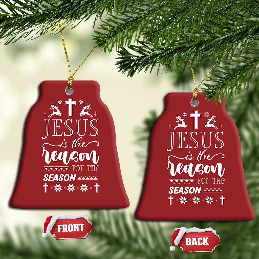 Christian Christmas Christmas Ornament Jesus Is The Reason For The Season Xmas Faith - African Pride
