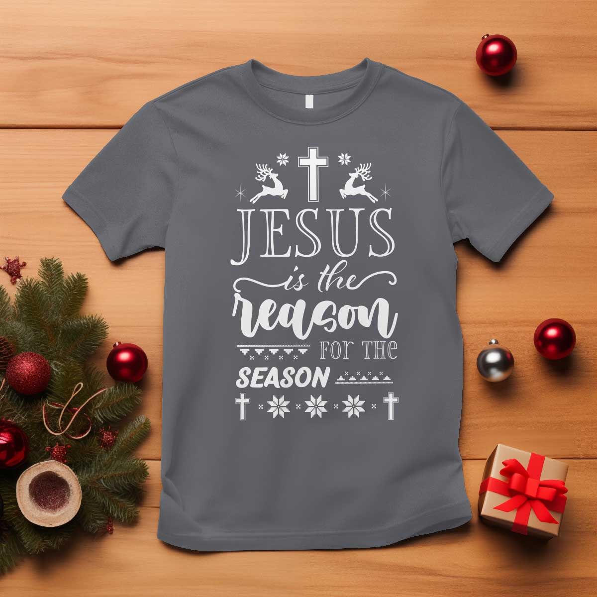 Christian Christmas T Shirt Jesus Is The Reason For The Season Xmas Faith - African Pride