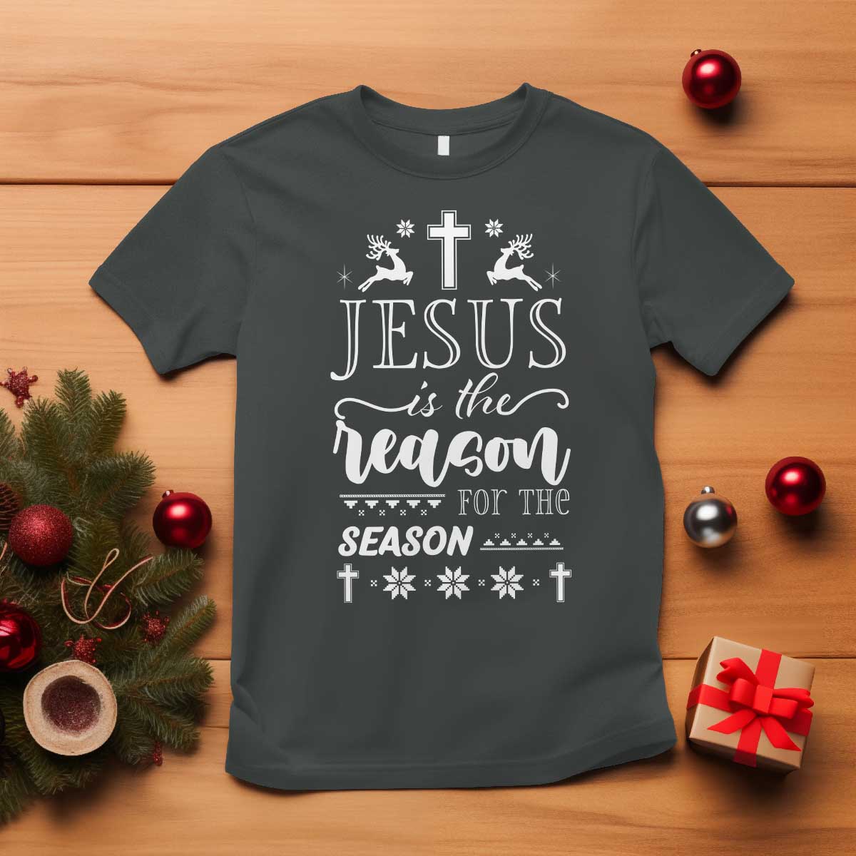 Christian Christmas T Shirt Jesus Is The Reason For The Season Xmas Faith - African Pride