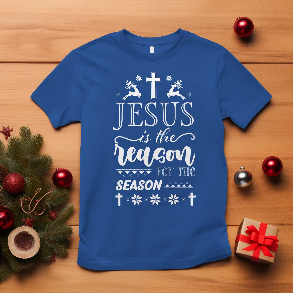 Christian Christmas T Shirt Jesus Is The Reason For The Season Xmas Faith - African Pride