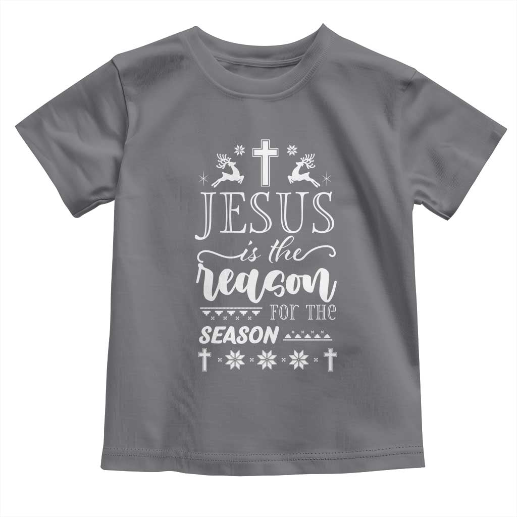 Christian Christmas Toddler T Shirt Jesus Is The Reason For The Season Xmas Faith - African Pride