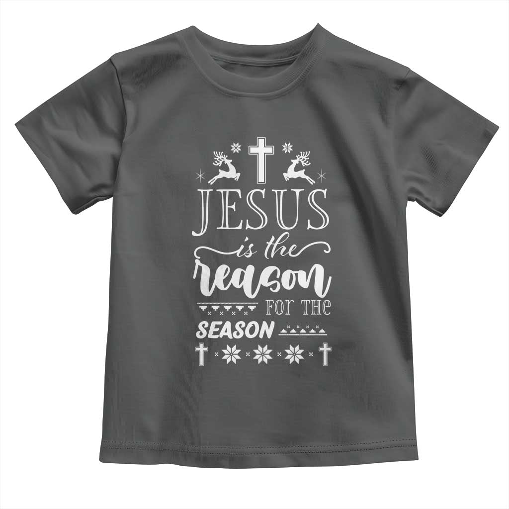 Christian Christmas Toddler T Shirt Jesus Is The Reason For The Season Xmas Faith - African Pride