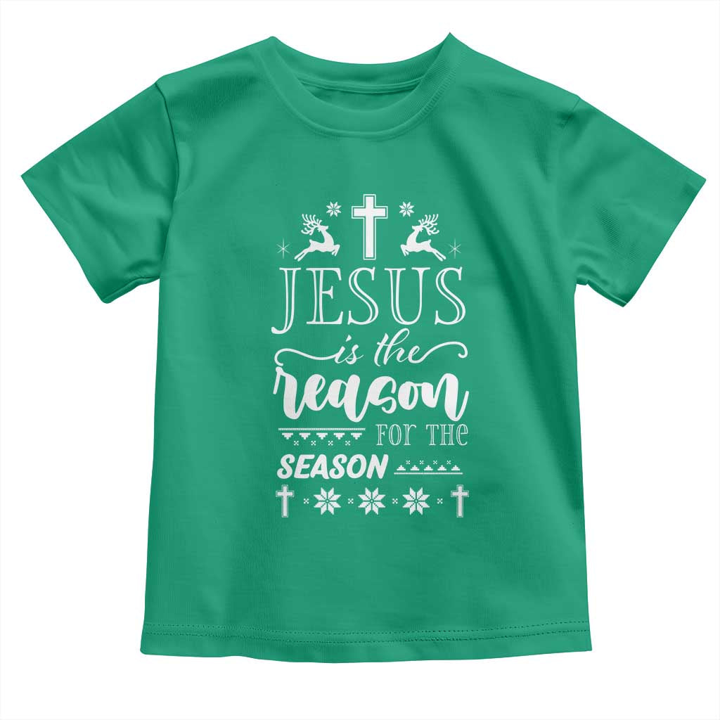 Christian Christmas Toddler T Shirt Jesus Is The Reason For The Season Xmas Faith - African Pride