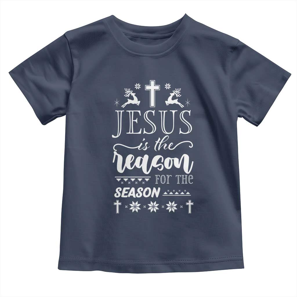 Christian Christmas Toddler T Shirt Jesus Is The Reason For The Season Xmas Faith - African Pride