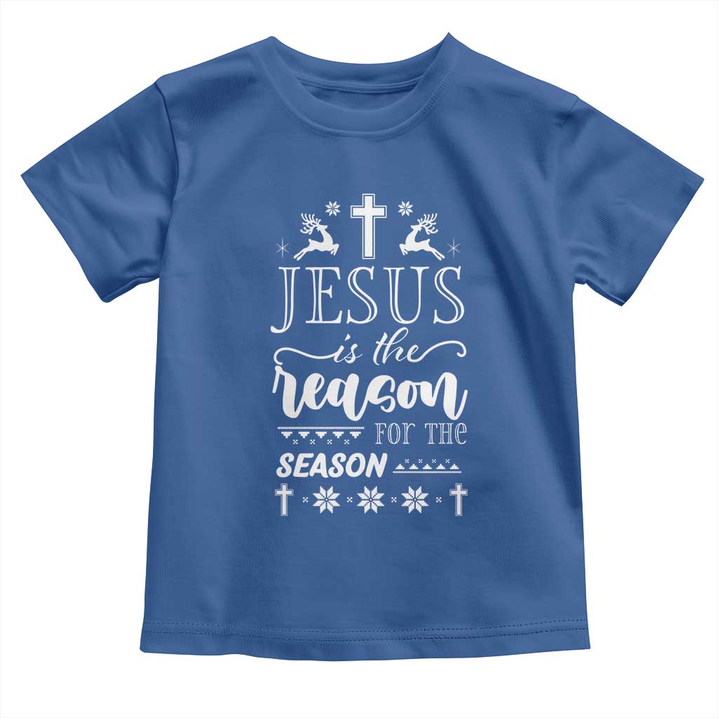 Christian Christmas Toddler T Shirt Jesus Is The Reason For The Season Xmas Faith - African Pride