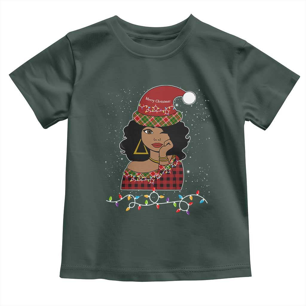 Sassy Afro Queen Black Woman Baby Shirt Christmas Afro