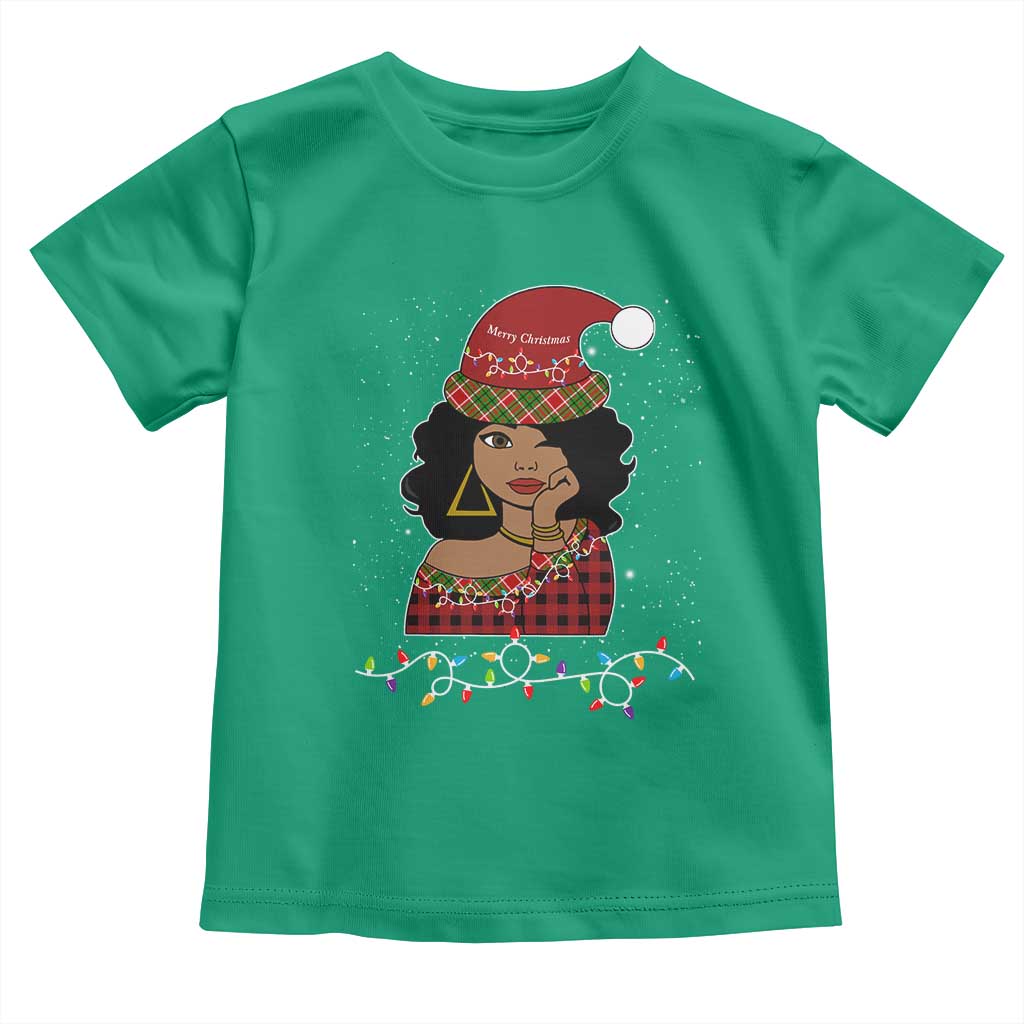 Sassy Afro Queen Black Woman Baby Shirt Christmas Afro