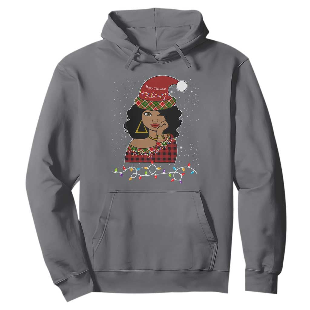 Sassy Afro Queen Black Woman Hoodie Christmas Afro