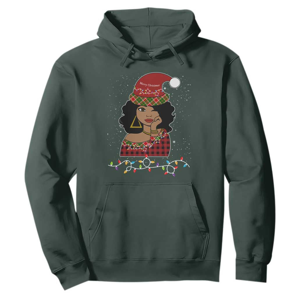Sassy Afro Queen Black Woman Hoodie Christmas Afro