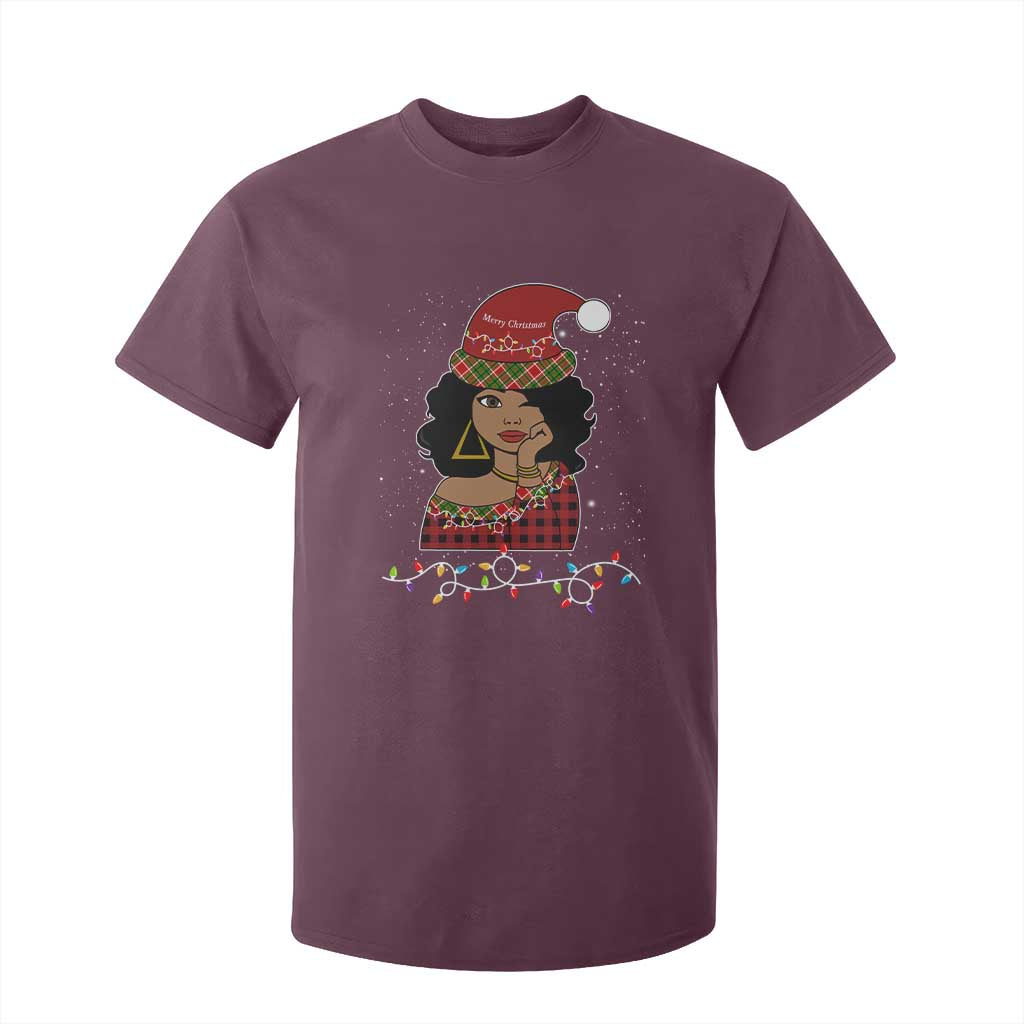 Sassy Afro Queen Black Woman T Shirt For Kid Christmas Afro