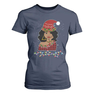 Sassy Afro Queen Black Woman T Shirt For Women Christmas Afro