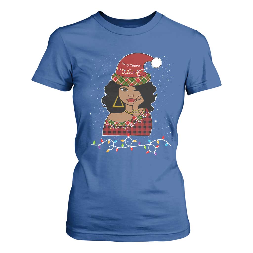 Sassy Afro Queen Black Woman T Shirt For Women Christmas Afro