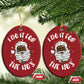 Funny Santa Claus Christmas Ornament Afro African American Xmas Vintage Black Santa