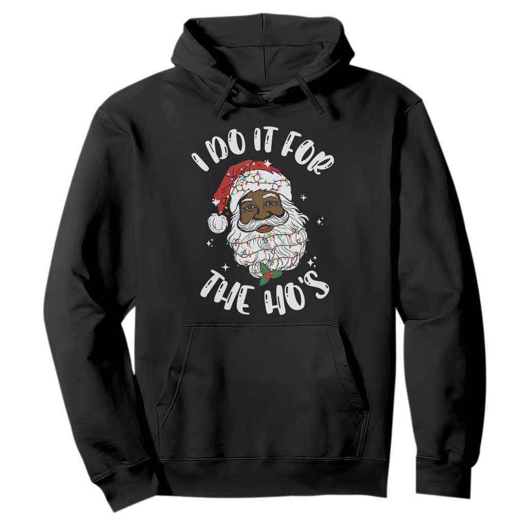 Funny Santa Claus Hoodie African American Xmas Vintage Black Santa - African Pride