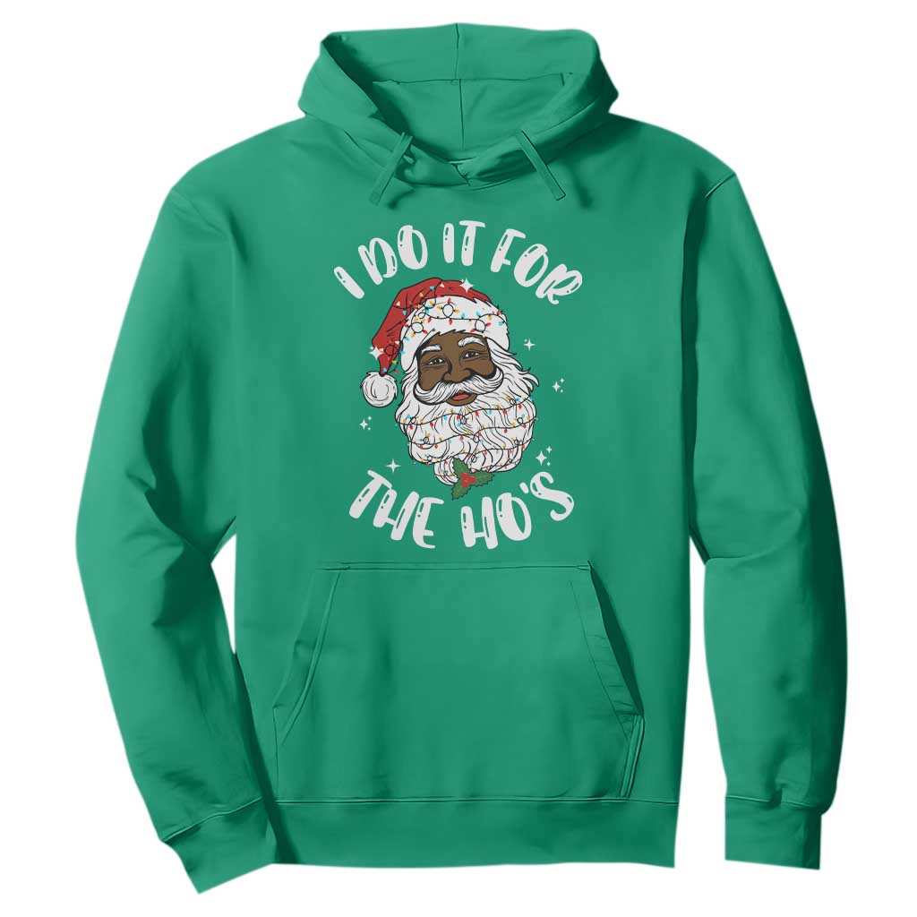 Funny Santa Claus Hoodie African American Xmas Vintage Black Santa - African Pride