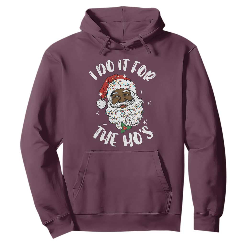 Funny Santa Claus Hoodie African American Xmas Vintage Black Santa - African Pride