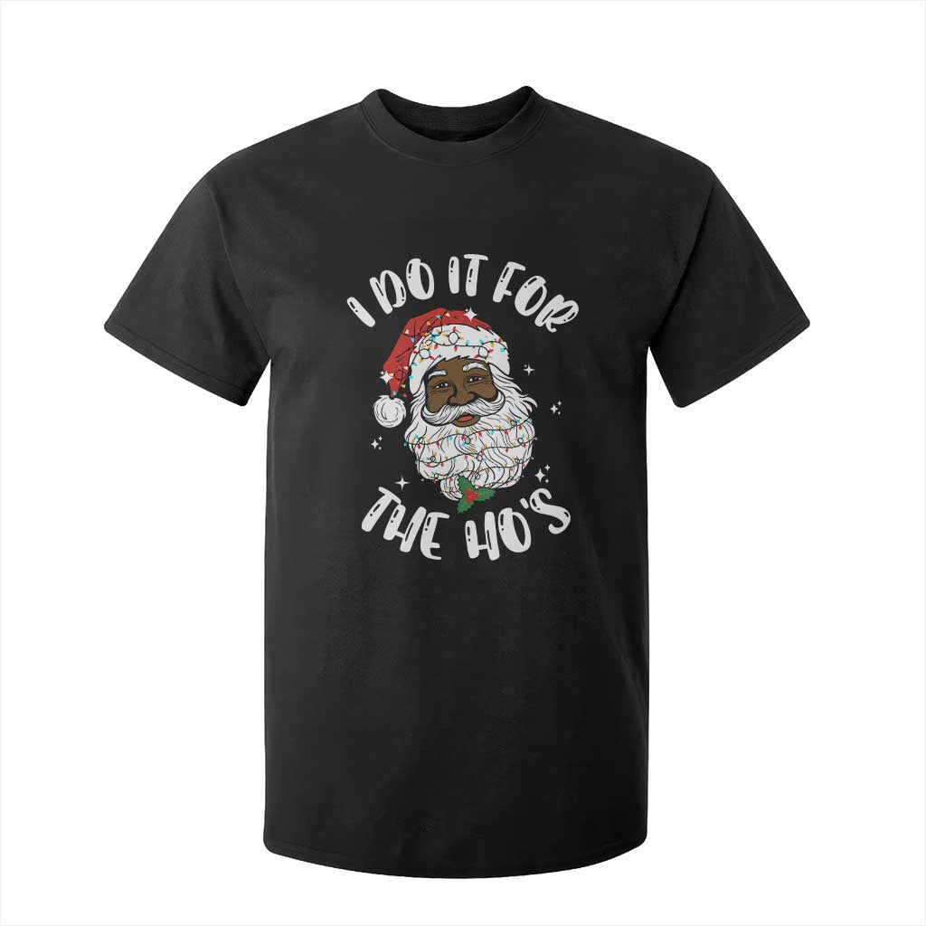 Funny Santa Claus T Shirt For Kid African American Xmas Vintage Black Santa - African Pride