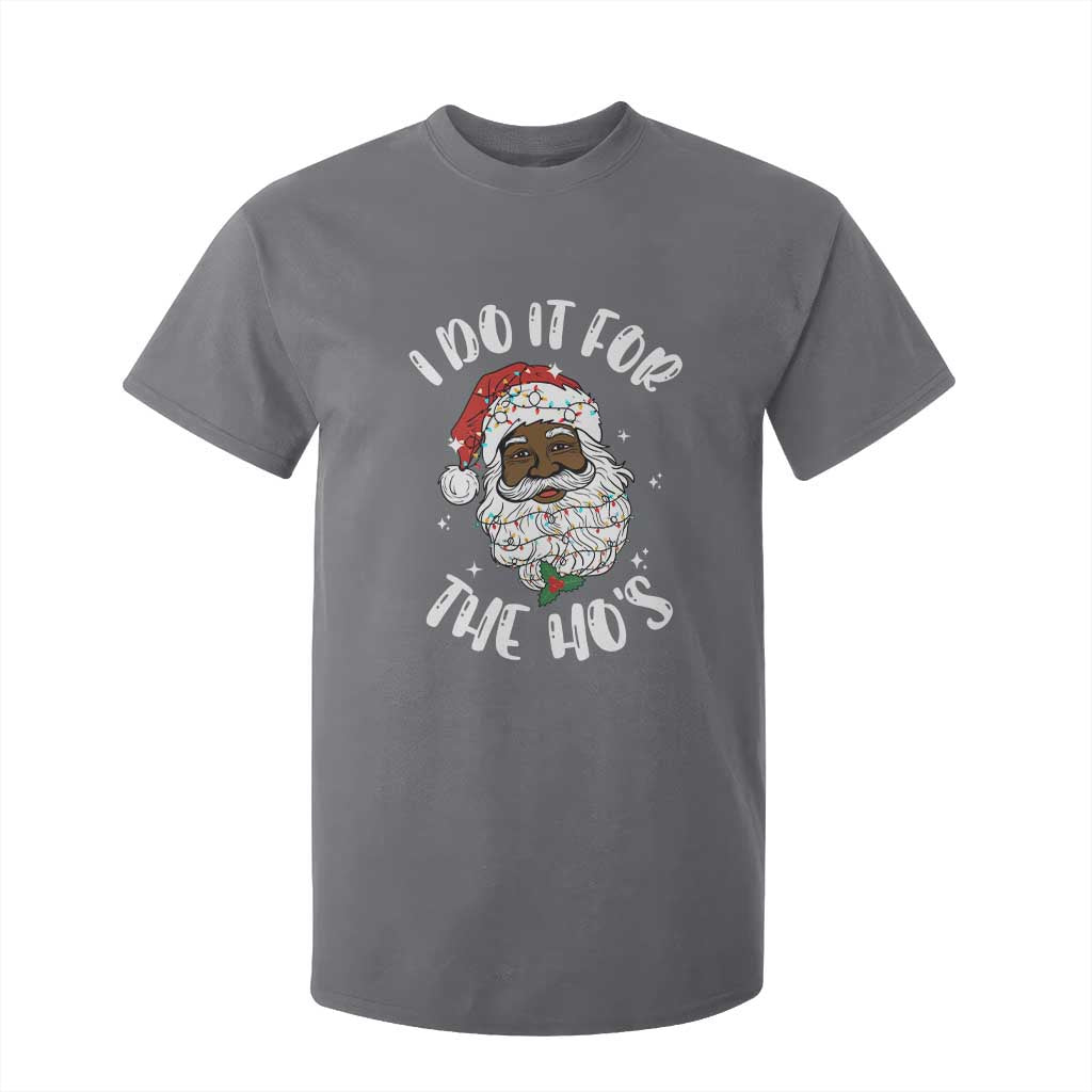 Funny Santa Claus T Shirt For Kid African American Xmas Vintage Black Santa - African Pride