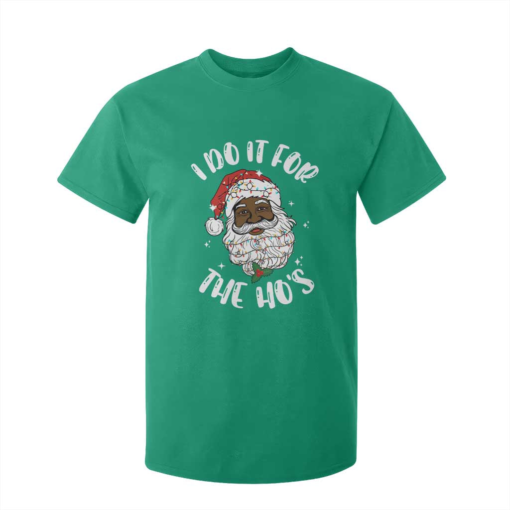 Funny Santa Claus T Shirt For Kid African American Xmas Vintage Black Santa - African Pride