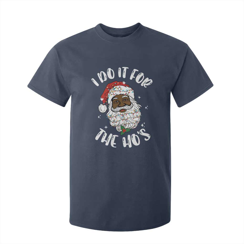Funny Santa Claus T Shirt For Kid African American Xmas Vintage Black Santa - African Pride