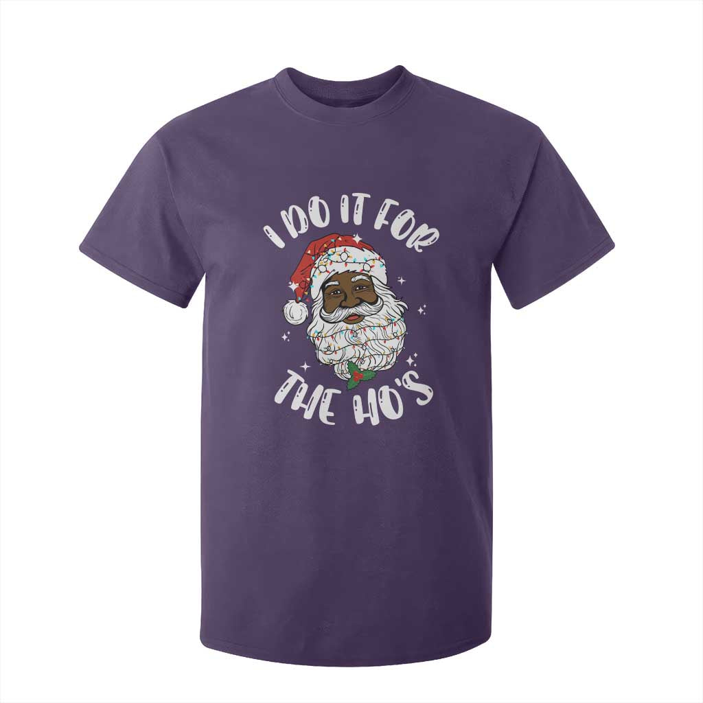 Funny Santa Claus T Shirt For Kid African American Xmas Vintage Black Santa - African Pride