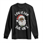 Funny Santa Claus Long Sleeve Shirt African American Xmas Vintage Black Santa - African Pride
