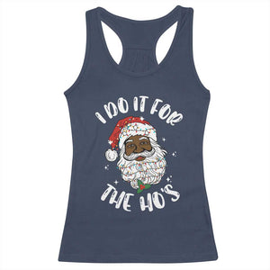 Funny Santa Claus Racerback Tank Top African American Xmas Vintage Black Santa - African Pride