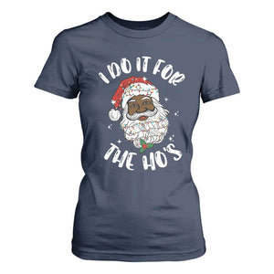 Funny Santa Claus T Shirt For Women African American Xmas Vintage Black Santa - African Pride