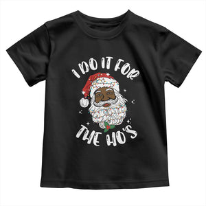 Funny Santa Claus Toddler T Shirt African American Xmas Vintage Black Santa - African Pride