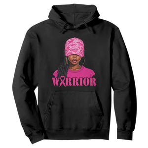 African American Warrior Breast Cancer Hoodie Pink Ribbon - African Pride