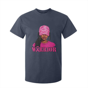 African American Warrior Breast Cancer T Shirt For Kid Pink Ribbon - African Pride